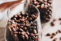 Coffee beans in glass picjumbo