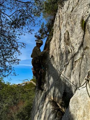La via ferrata, à Collias©Corine Meyer