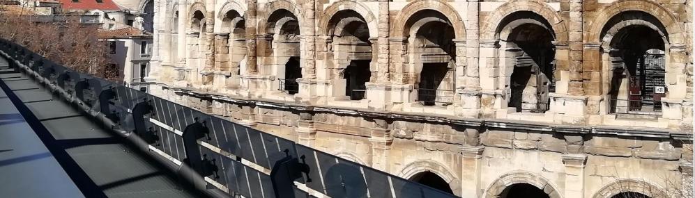 Terrasse, musée de la romanité©nb UzEssentiel