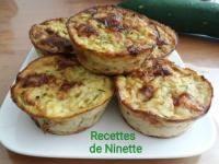 Flans de courgettes