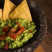 Guacamole et tortillas