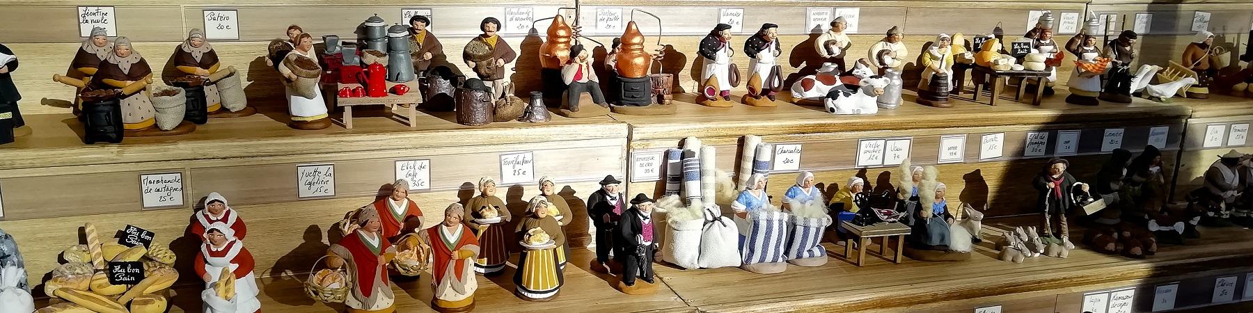 Santons, place aux herbes, Uzès