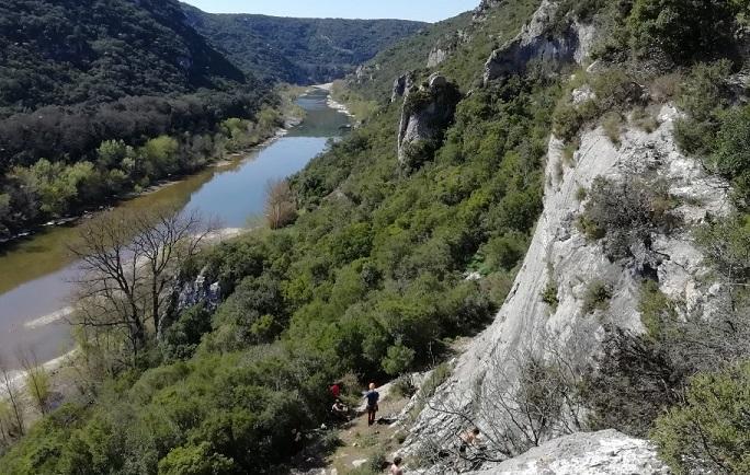 Escalade dans le Gard