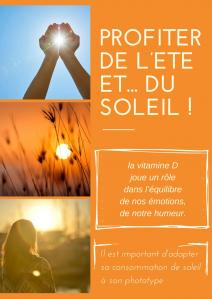Profiter de l ete et du soleil