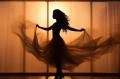 Silhouette of woman dancing©viktorpicjumbo com
